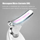 Aparelho para lifting facial - com massagem facial EMS, terapia de luz LED, removedor de papada, rejuvenescimento da pele, firmeza e antirrugas