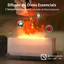 Umidificador e Difusor de Aromas Ultrassônico (Efeito Chama)