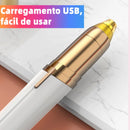 Aparador elétrico de sobrancelhas, depilador facial portátil para mulheres, indolor