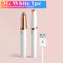 Aparador elétrico de sobrancelhas, depilador facial portátil para mulheres, indolor