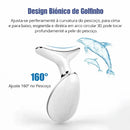 Aparelho para lifting facial - com massagem facial EMS, terapia de luz LED, removedor de papada, rejuvenescimento da pele, firmeza e antirrugas