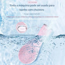 Escova de limpeza facial elétrica com vibração sônica para limpeza profunda dos poros, à prova d'água - removedora de cravos e acne